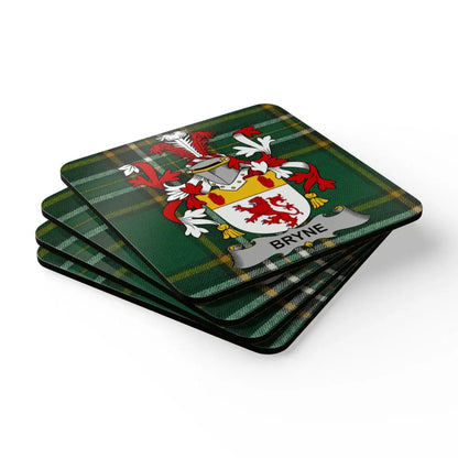 Family Crest Design Square Coasters Set Product