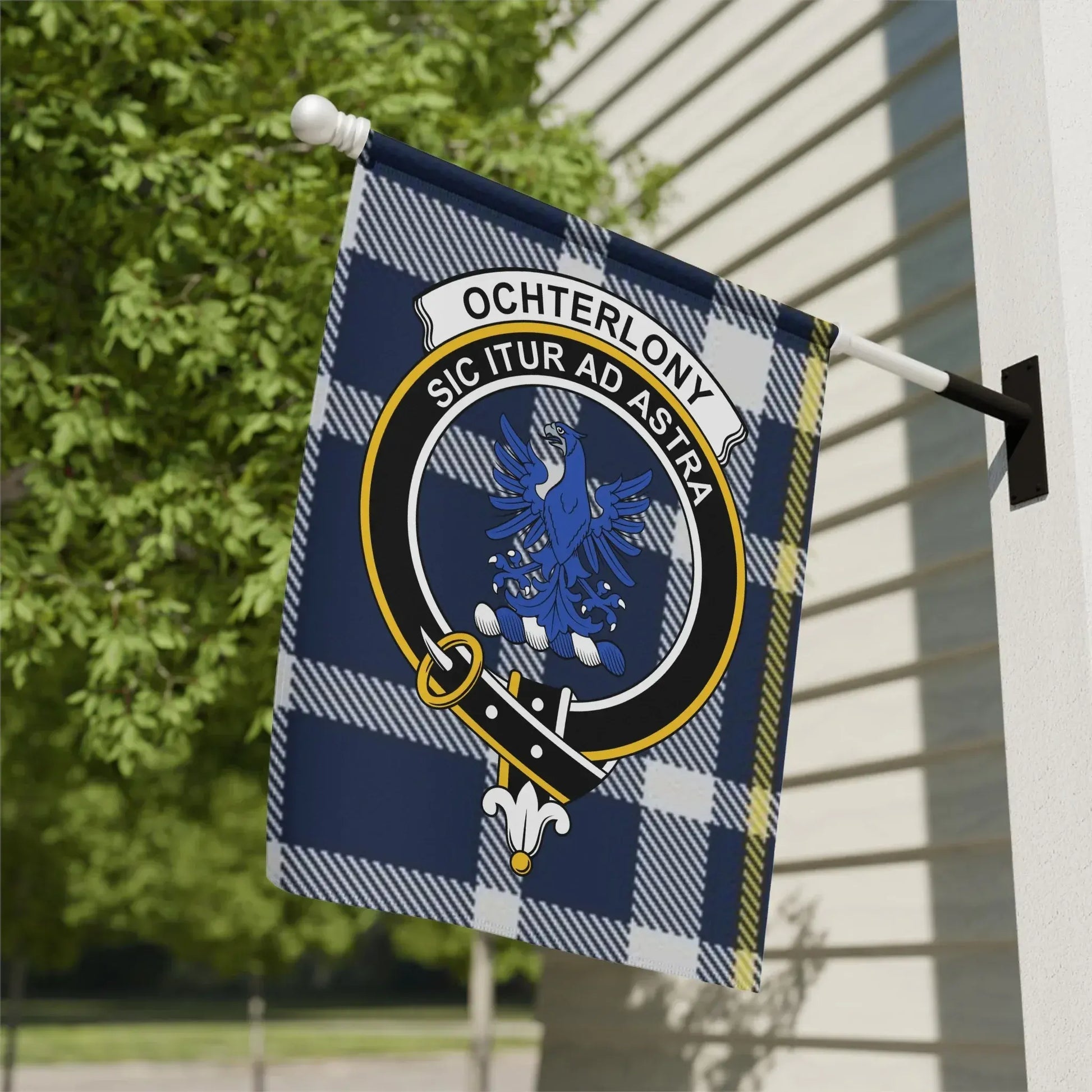 Ochterlony Sic Itur Ad Astra Clan Crest Flag product type