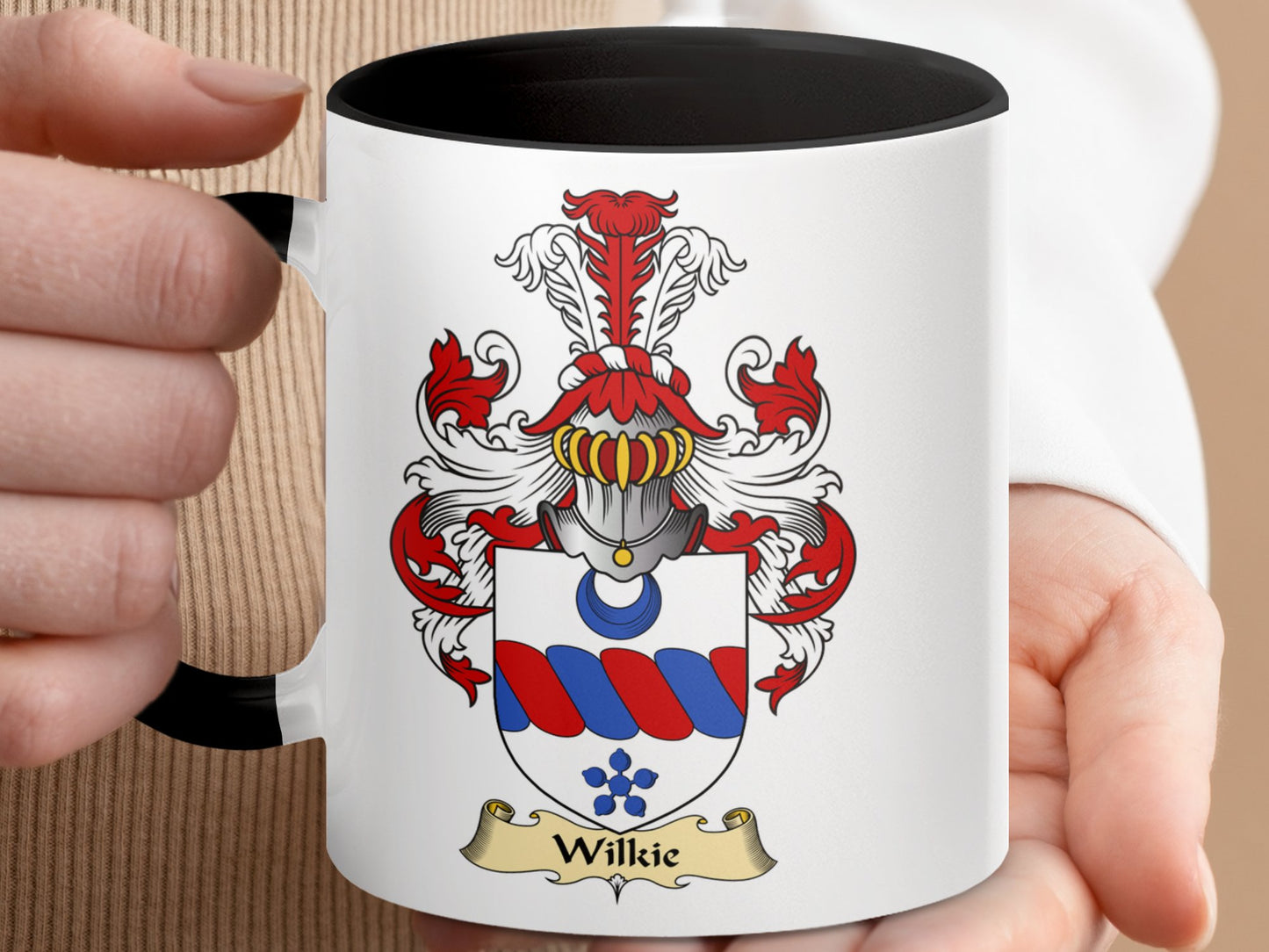 Clan Wilkie Scottish Coat of Arms Mug - Living Stone Gifts