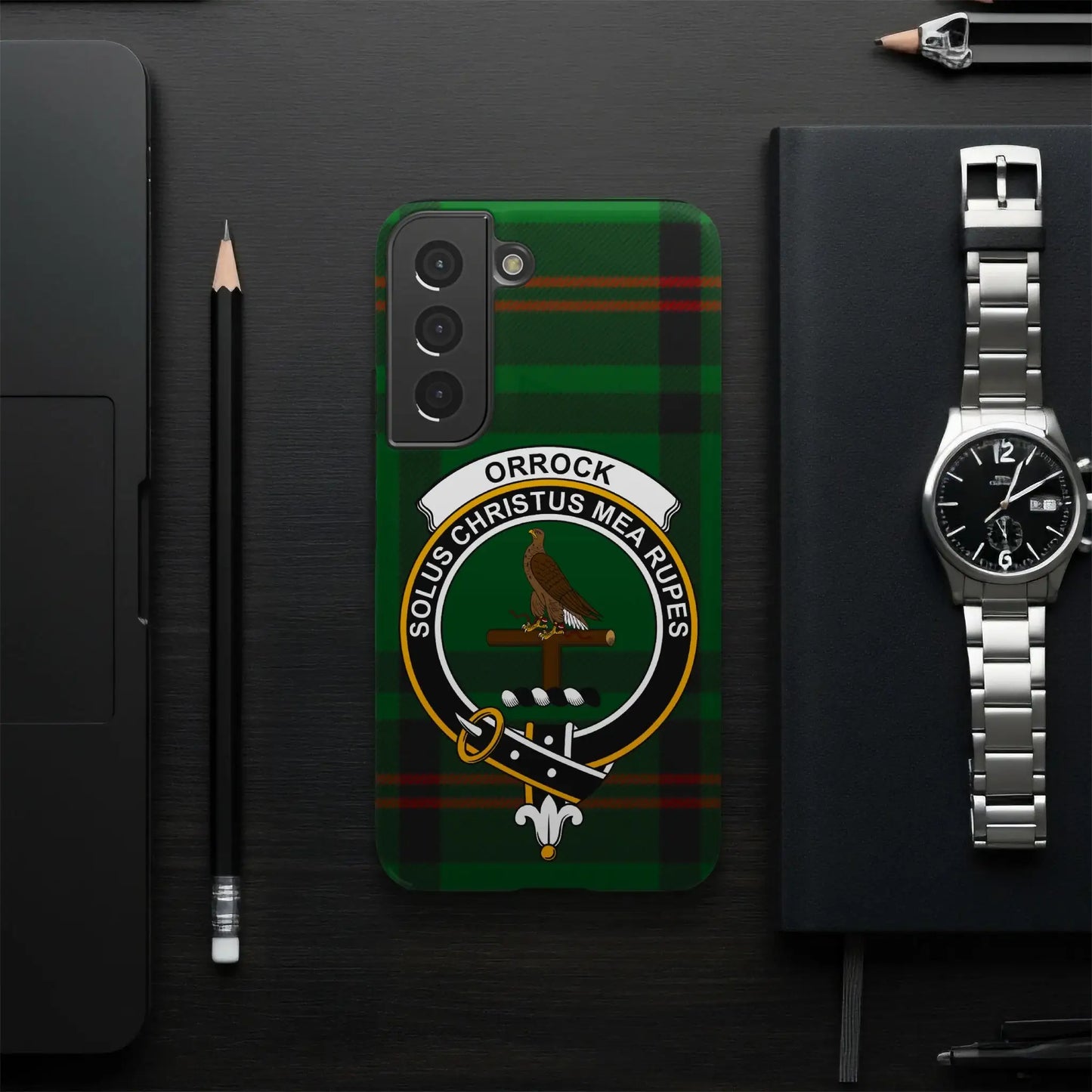 Solus Christus Mea Rupes Orrock Phone Case