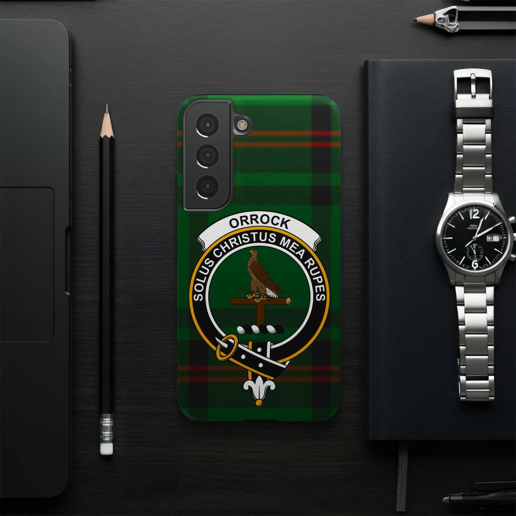 Solus Christus Mea Rupes Orrock Phone Case
