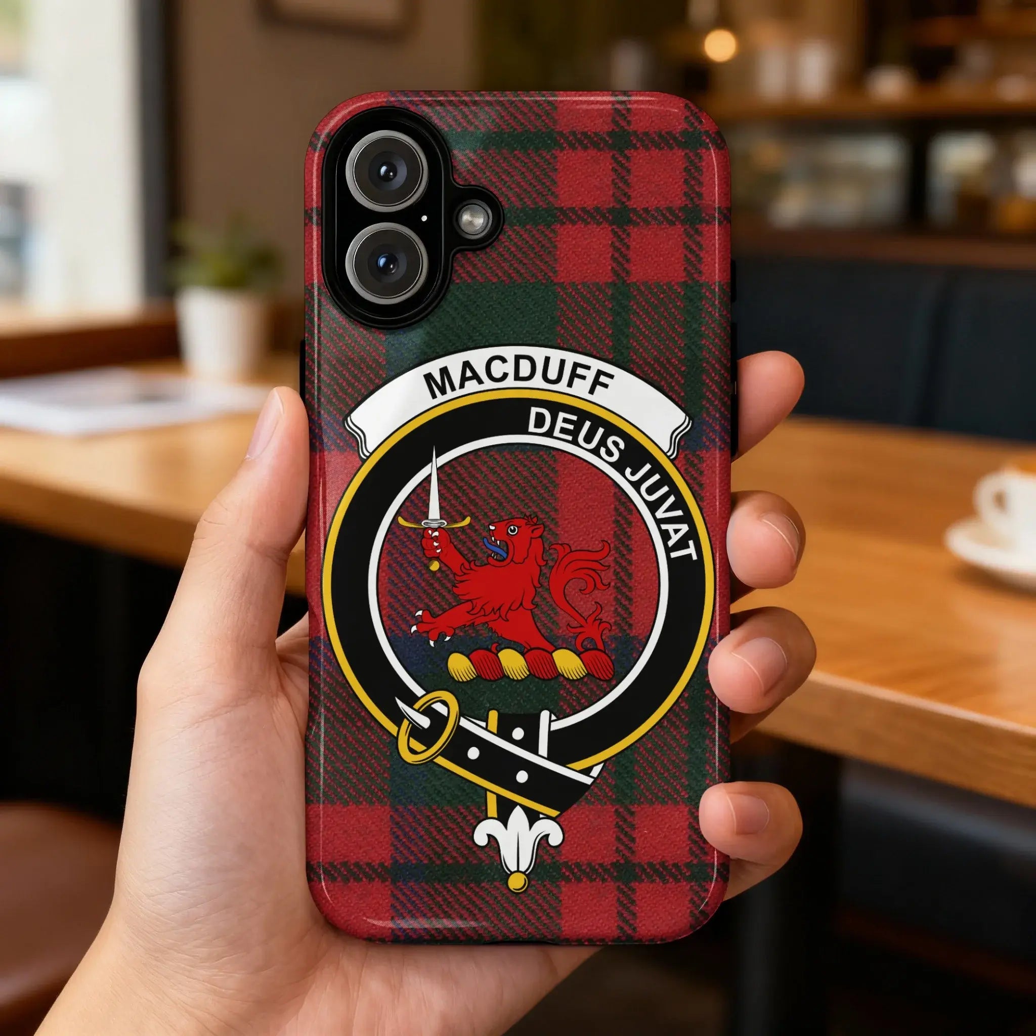 Macduff Deus Juvat Tartan iPhone Case For Leading Style