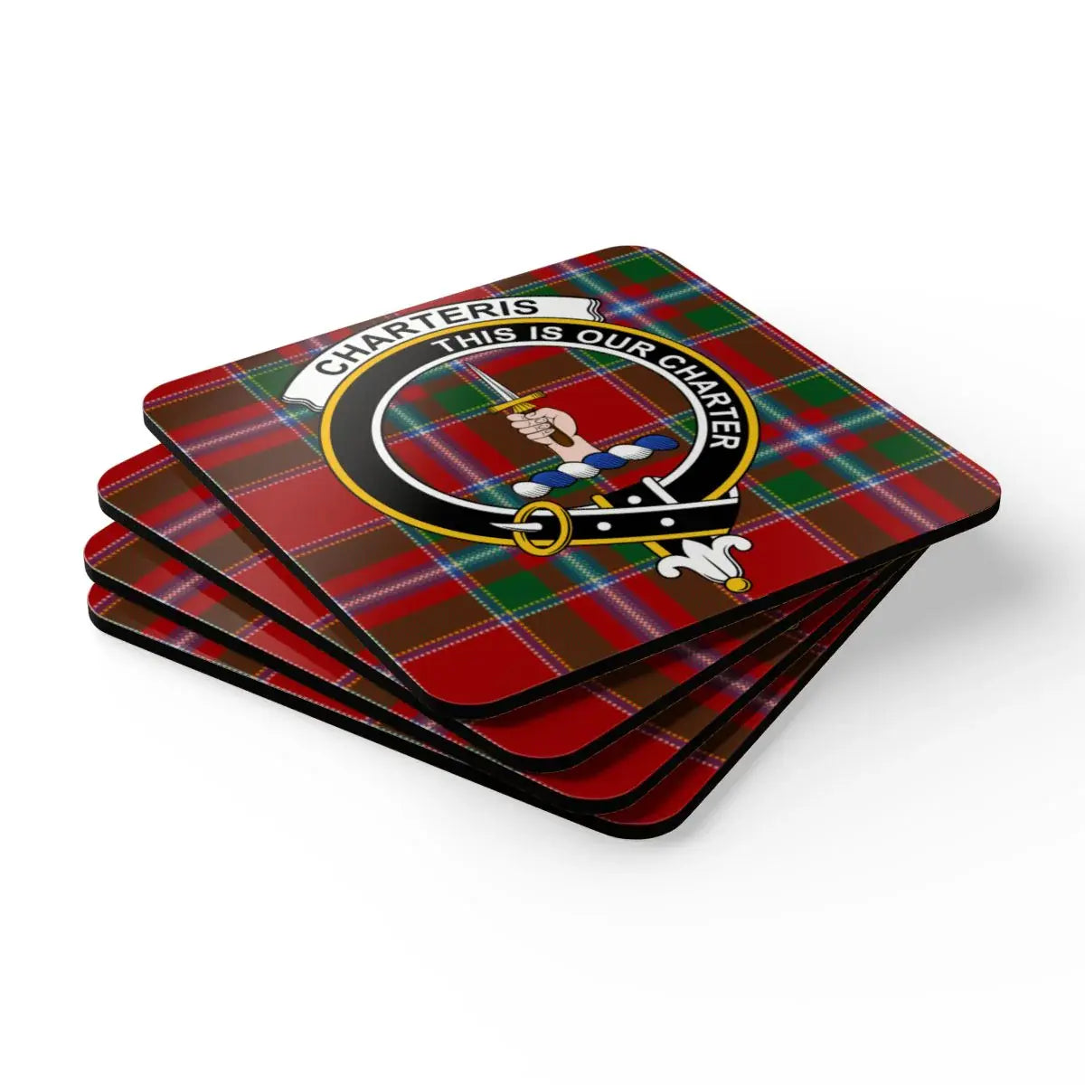 Charteris This Is Our Charter Plaid Drink Coaster product