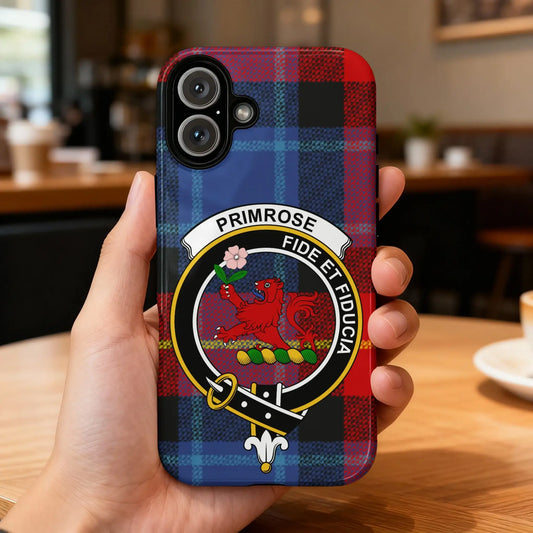 Unique Primrose Tartan Crest Design Phone Case