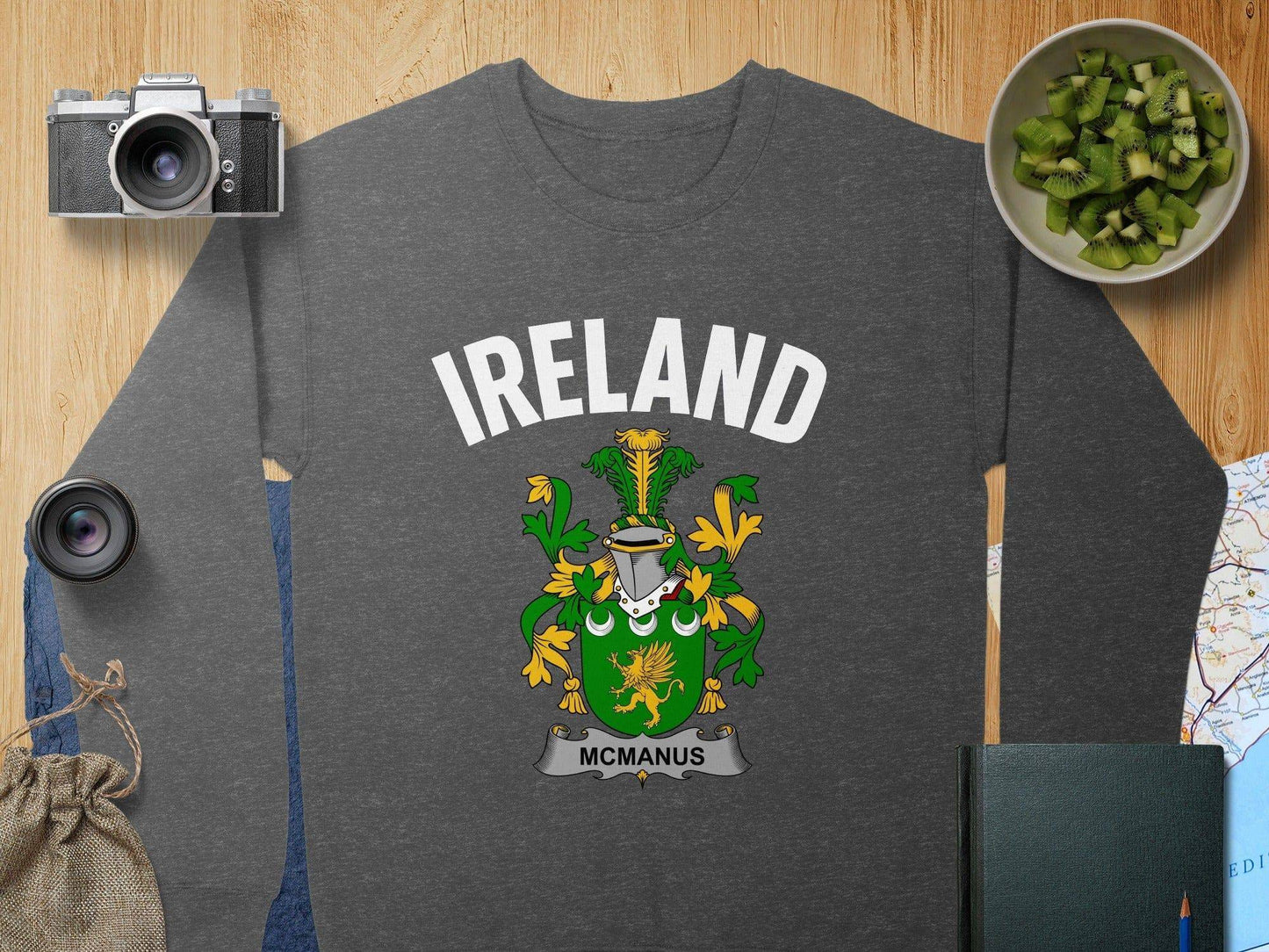 Ireland McManus Family Crest Long Sleeve Top product