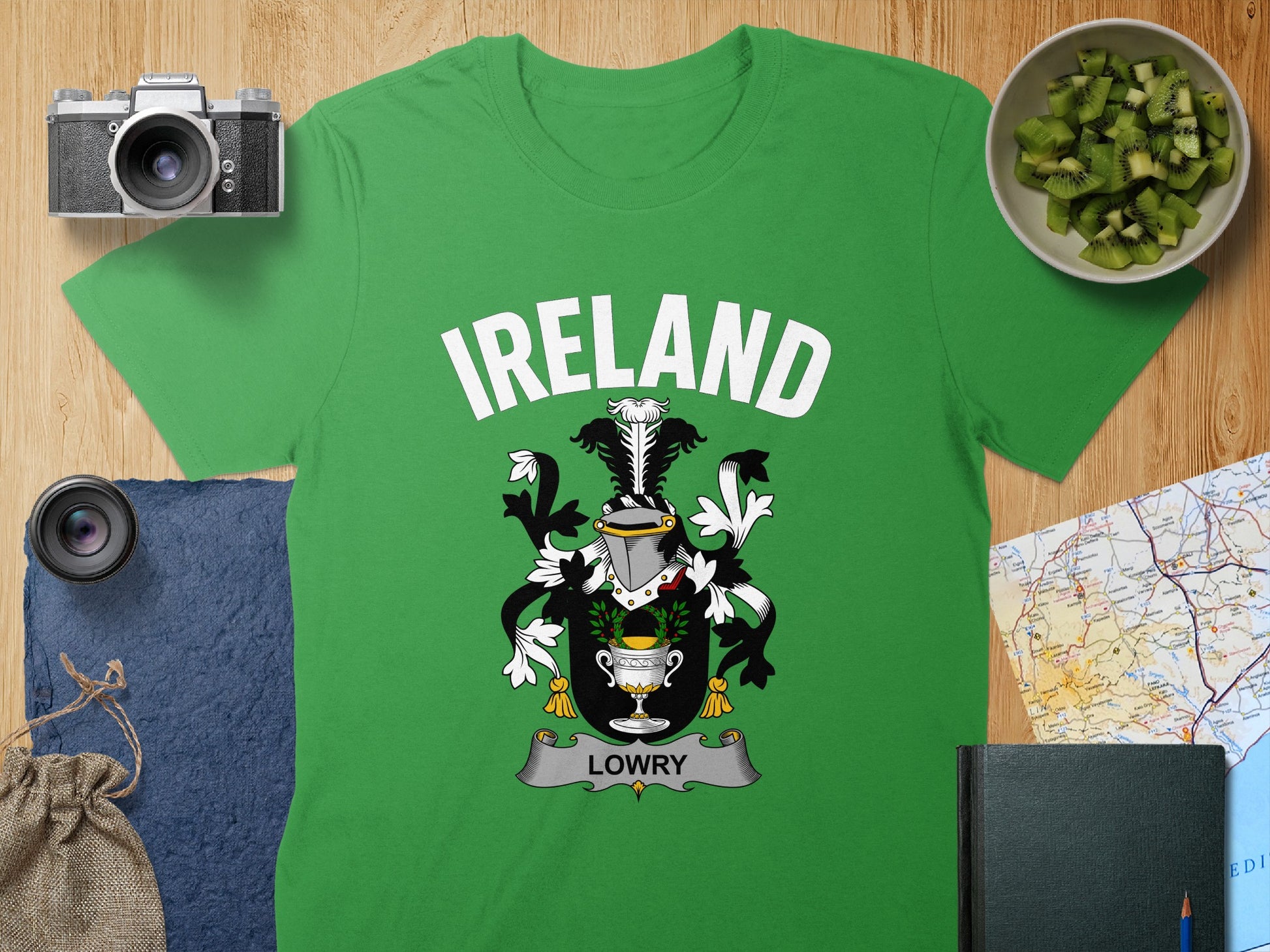 Green Ireland Lowry Graphic Tee for a Stylish Look