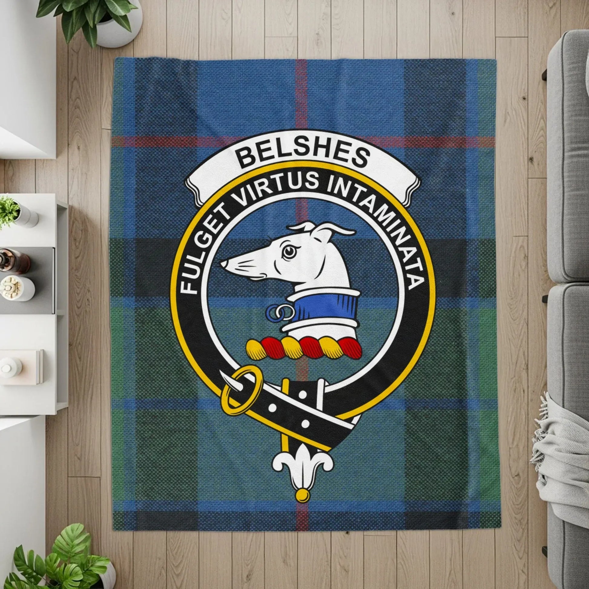 Clan Crest Tartan Blanket Decorative Warmth product