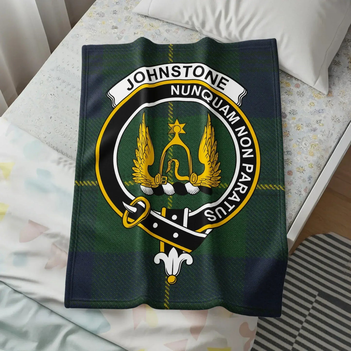 Johnstone Nunquam Non Paratus Custom Blanket product