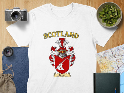 Kemp Clan Family Crest Scotland T-Shirts - Celtic Ancestry Gifts