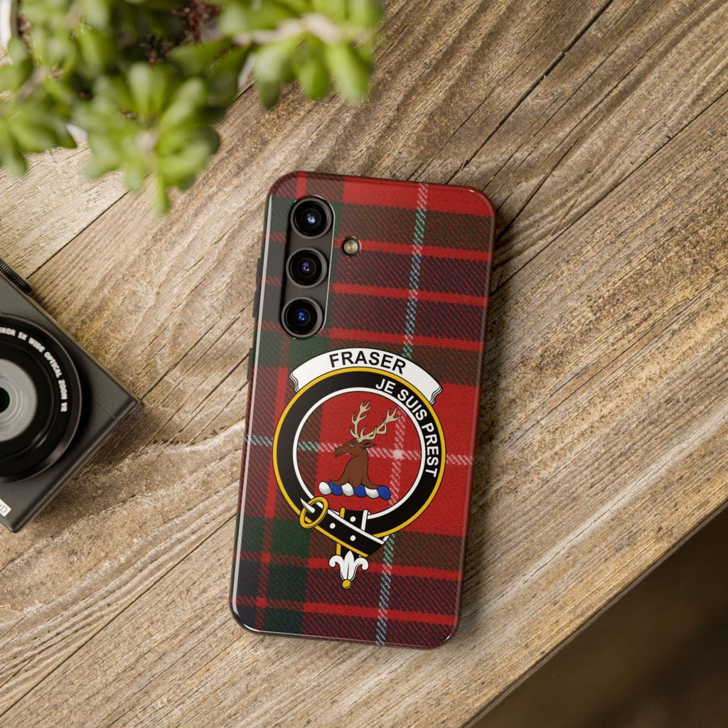 Fraser Clan Scottish Tartan Cell Phone Case - Celtic Ancestry Gifts