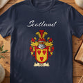 Rule Scottish family shield T-shirt in Navy