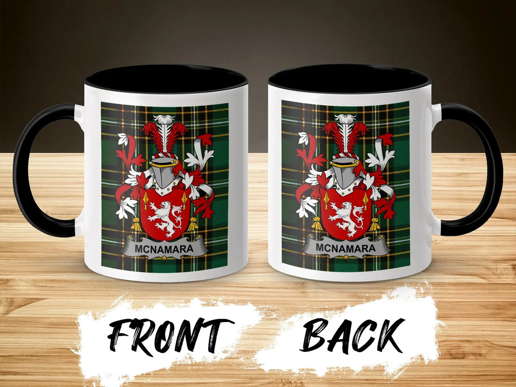 McNamara Irish National Tartan ceramic accent mug