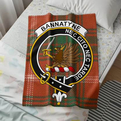 Bannatyne Crest Design Soft Cozy Blanket product
