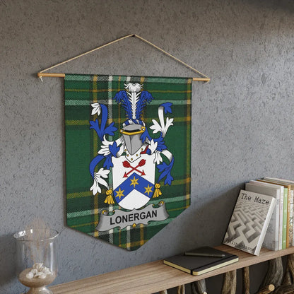 Lonergan Family Crest Plaid Design Wall Hanging product