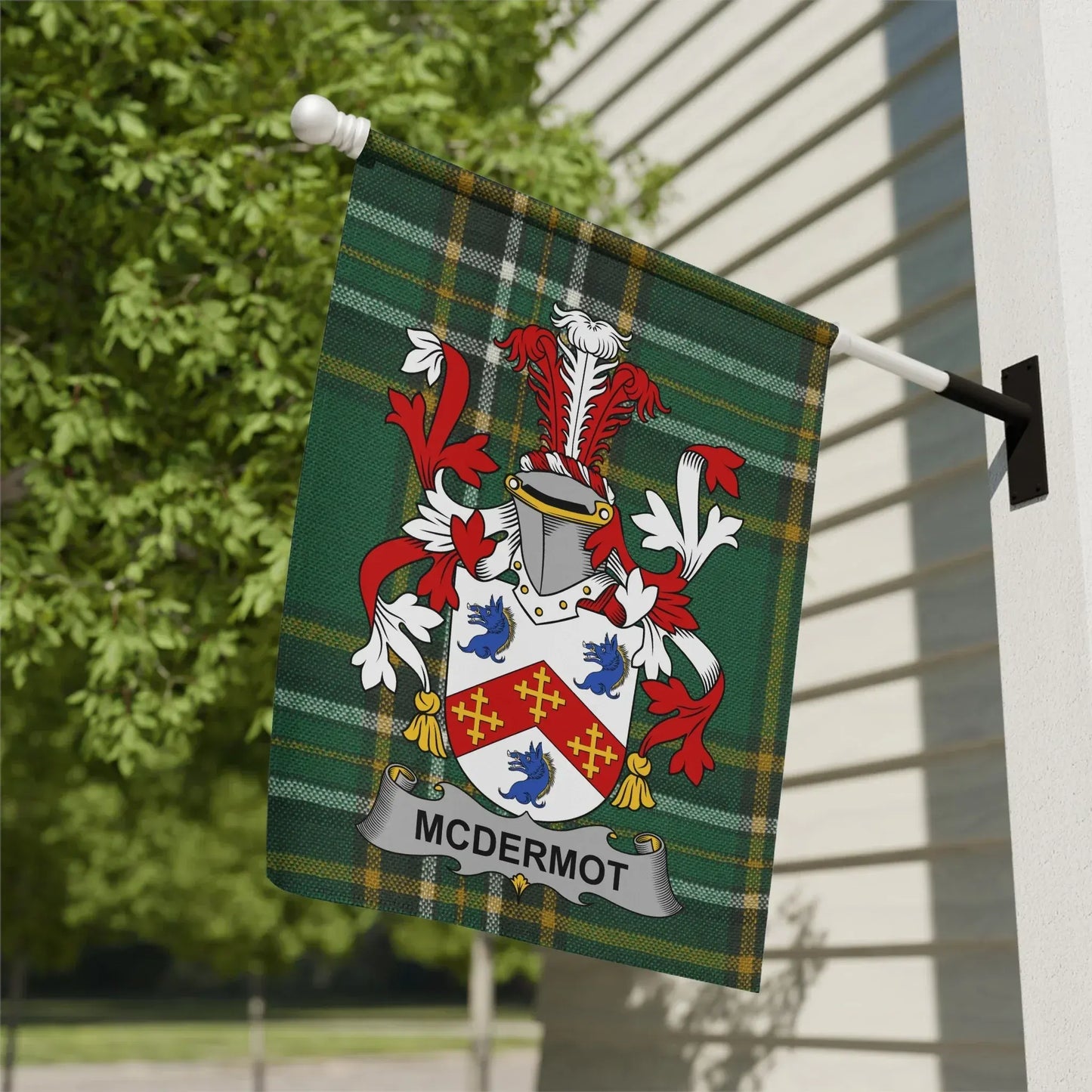 Family Heritage Crest Custom Printed Flag product type