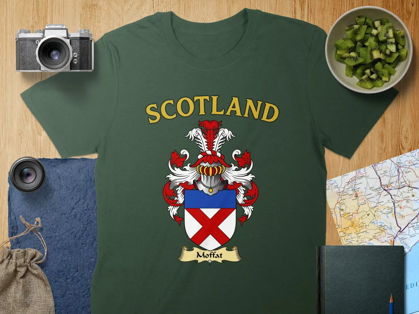 Celebrate Scotland with Heraldic Emblem T-shirt product type