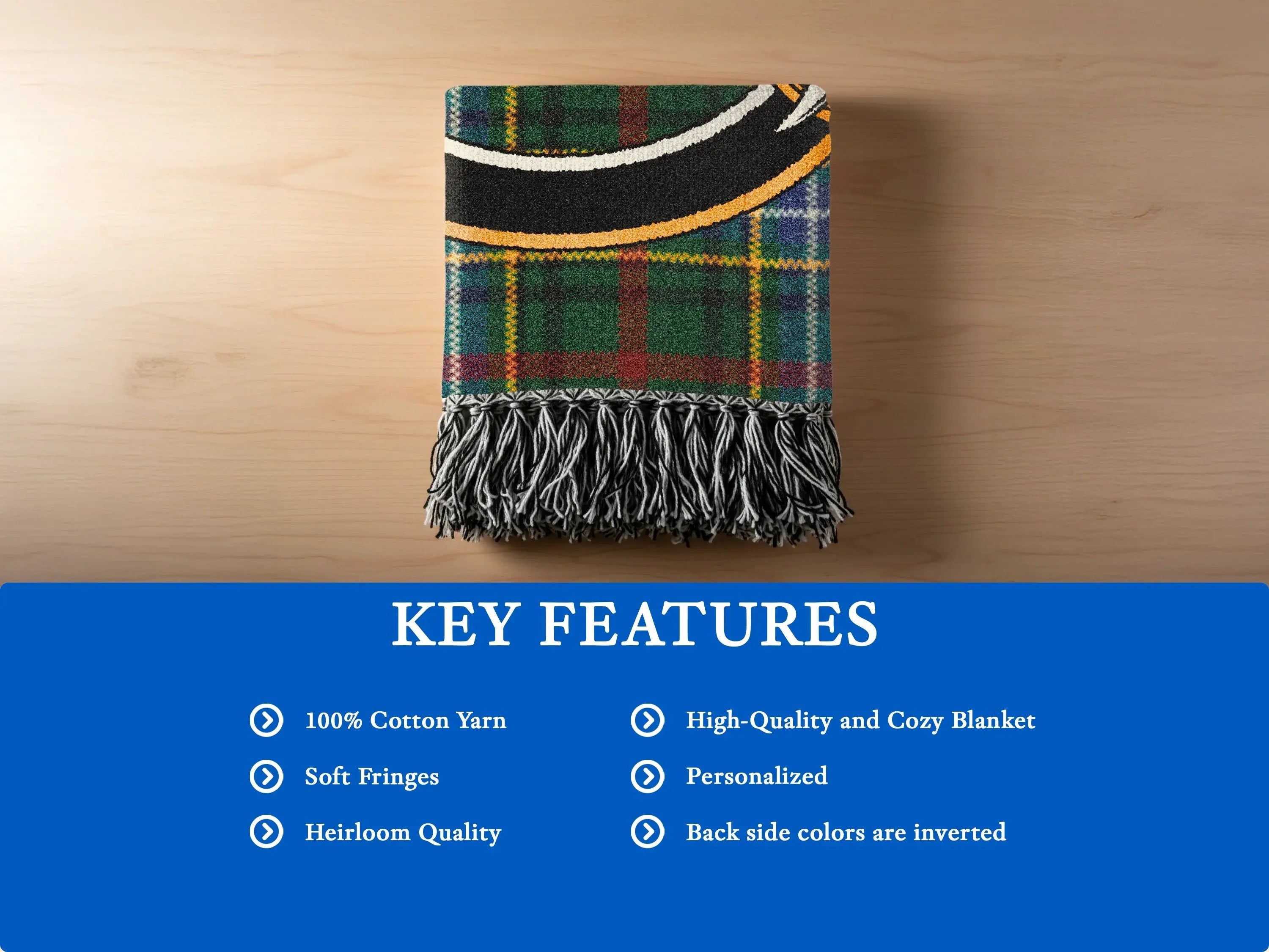 High-Quality and Cozy Personalized Blanket