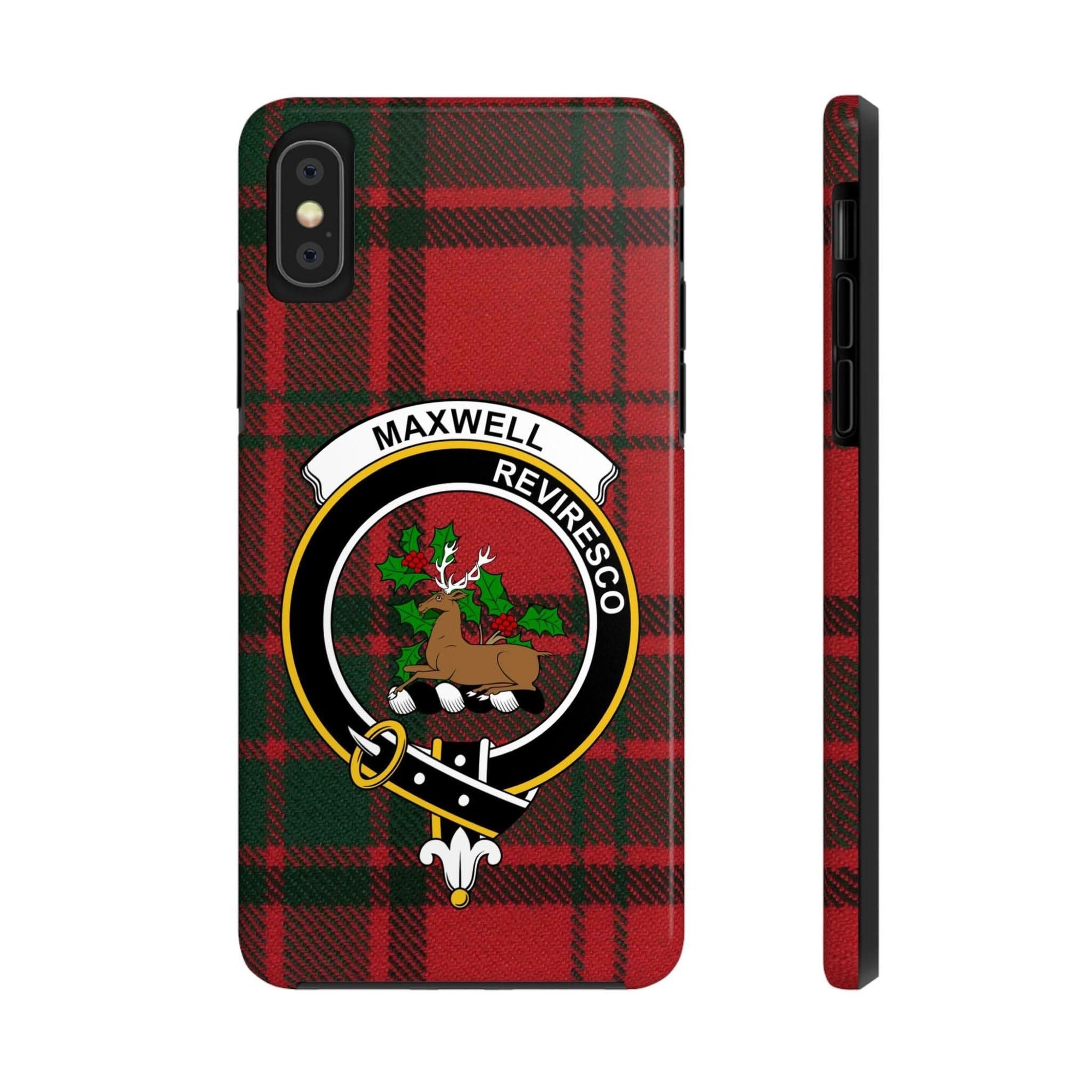 Maxwell Clan Scottish Tartan Cell Phone Case - Celtic Ancestry Gifts