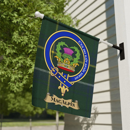 MacAlpin Crest Emblem on Outdoor Patio Flag product