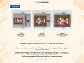 Size guide for Stephen Scottish family shield woven blanket on a Caledonia tartan background