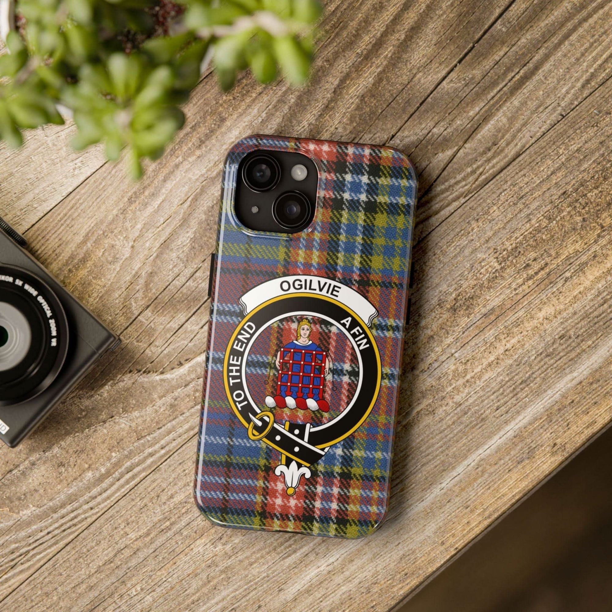 Ogilvie Clan Scottish Tartan Cell Phone Case - Celtic Ancestry Gifts