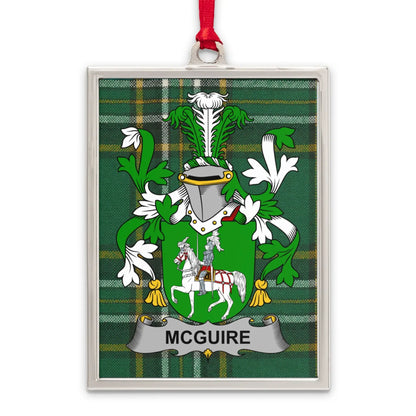 McGuire Plaid Heraldic Crest Shield ornament product type