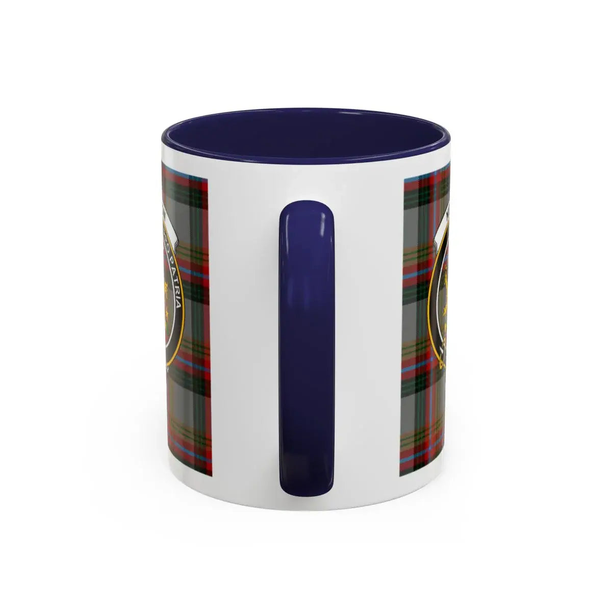 Scottish Tartan Design with Crest Coffee Mug Gift Item
