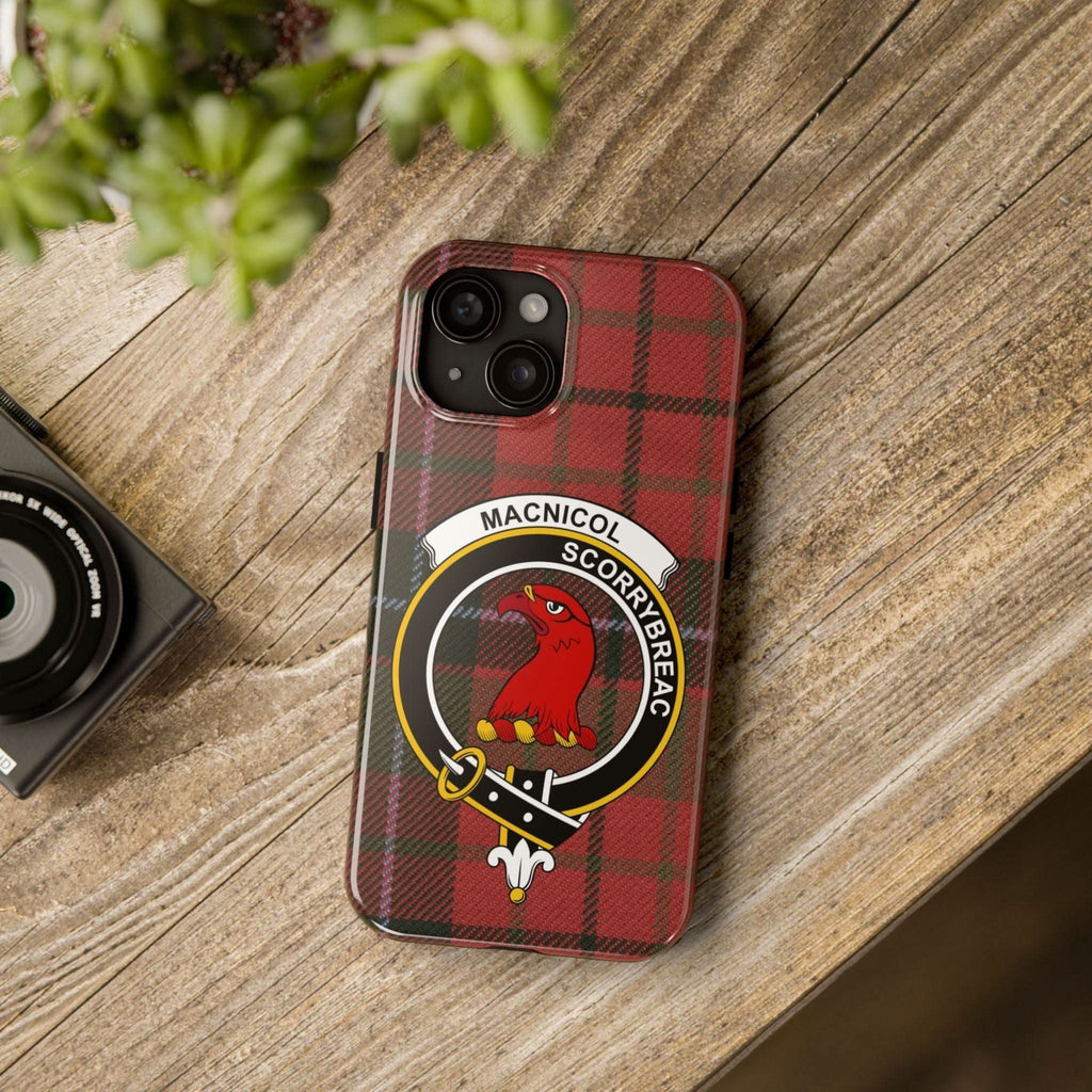 MacNicol Clan Scottish Tartan Cell Phone Case - Celtic Ancestry Gifts