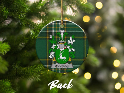 O'Connor Family Crest Custom Christmas Tree Ornament product