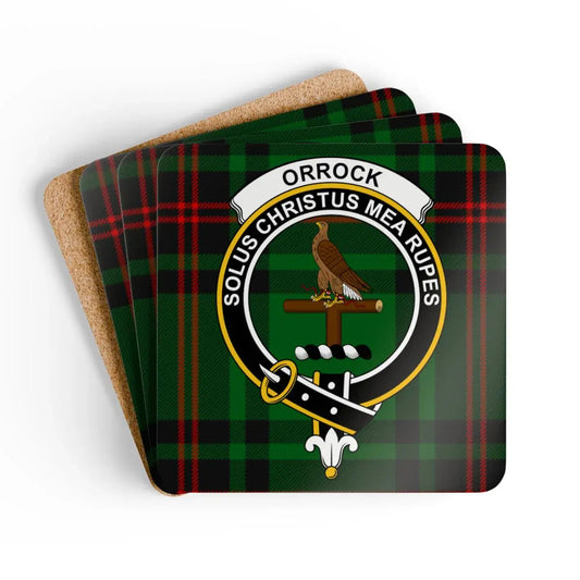 Orrock Solus Christus Mea Rupes Clan Crest Coaster product
