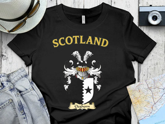 Scotland Crest Graphic Tee Casual Wear Shirt product