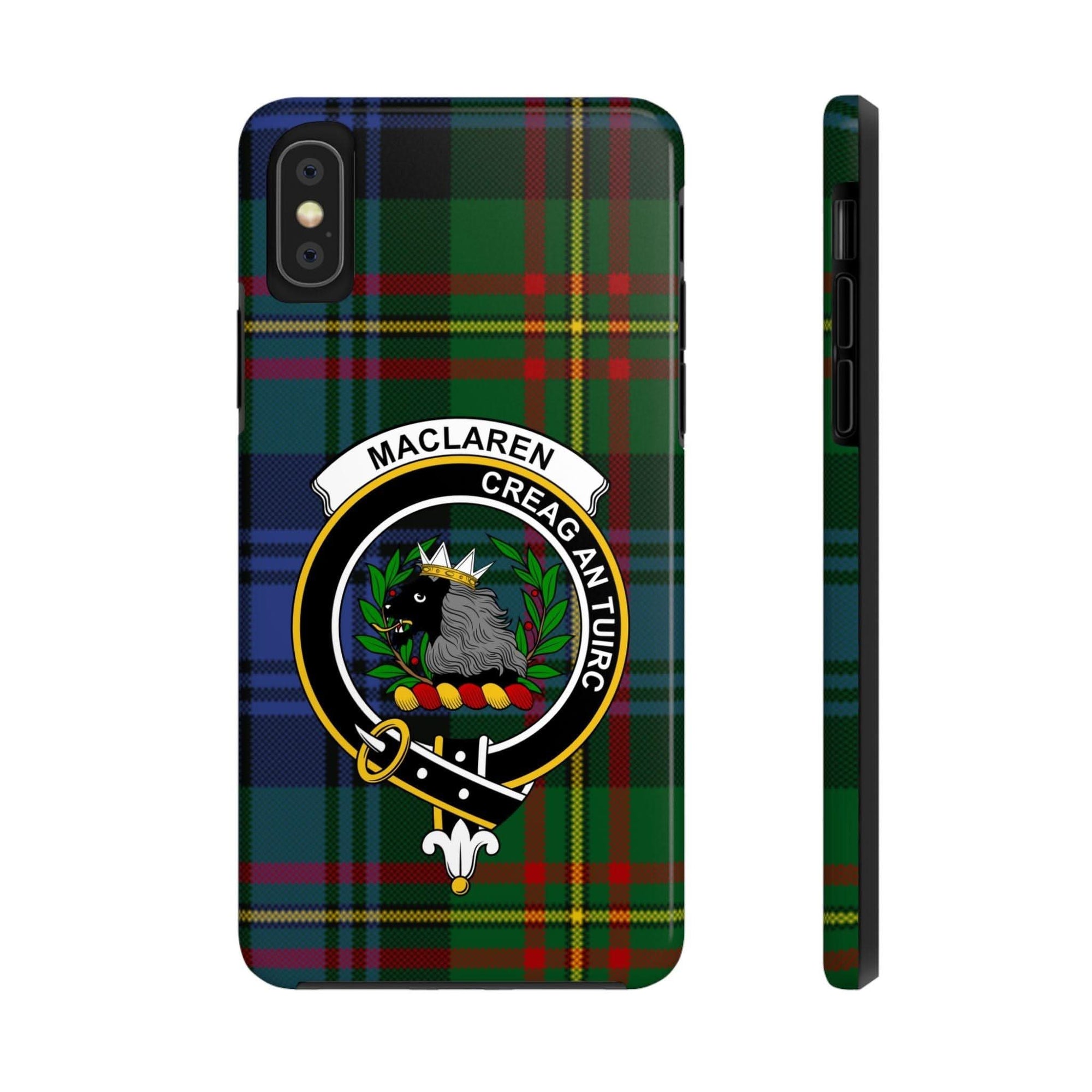 Maclaren Clan Scottish Tartan Cell Phone Case - Celtic Ancestry Gifts