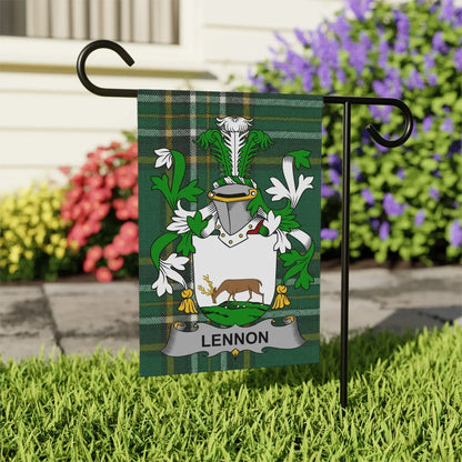 Lennon Family Crest Garden Flag product