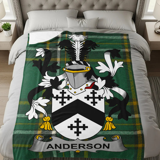 Anderson Family Crest Plaid Blanket product