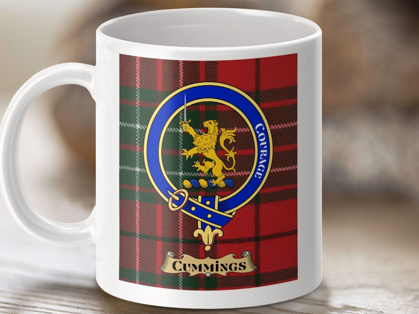 Courage Cummings Clan Scottish Tartan Mug product