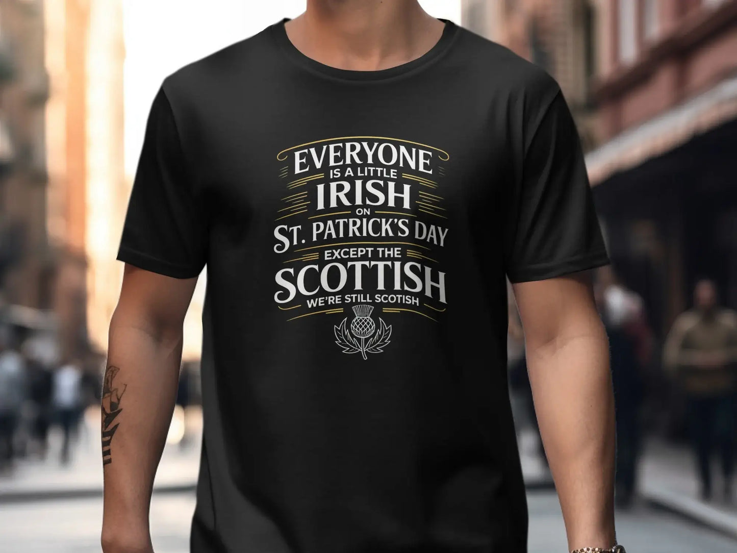 Funny St. Patrick's Day Scottish T-Shirt Design