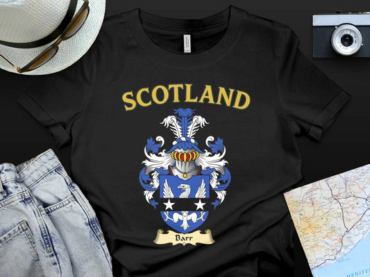 Scotland Barr Family Crest Design T-shirt product type
