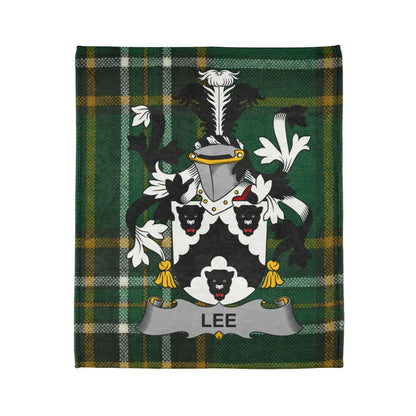 Unique Family Crest Lee Tartan Design Blanket product