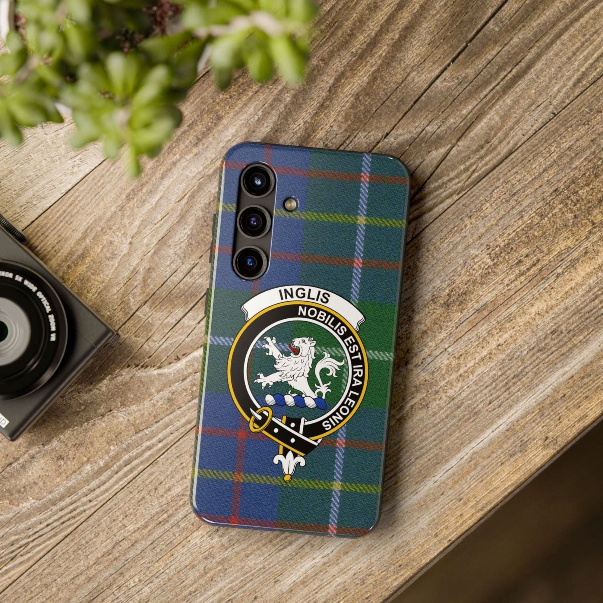 Inglis Clan Scottish Tartan Cell Phone Case - Celtic Ancestry Gifts