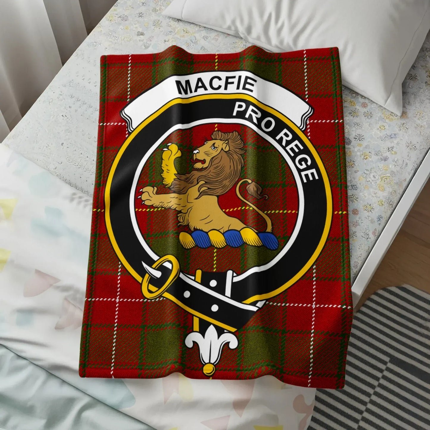 Macfie Pro Rege Crest Design Bedding Blanket product