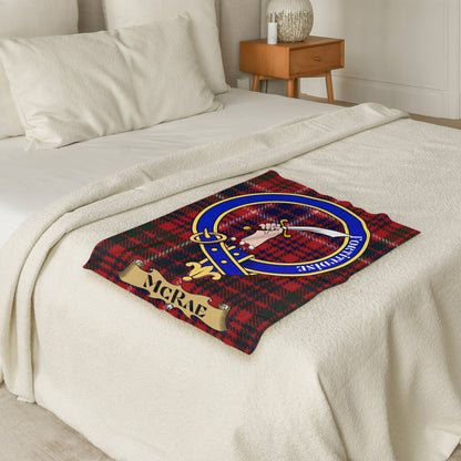 Scottish Clan McRae Tartan Design Throw Blanket - Living Stone Gifts