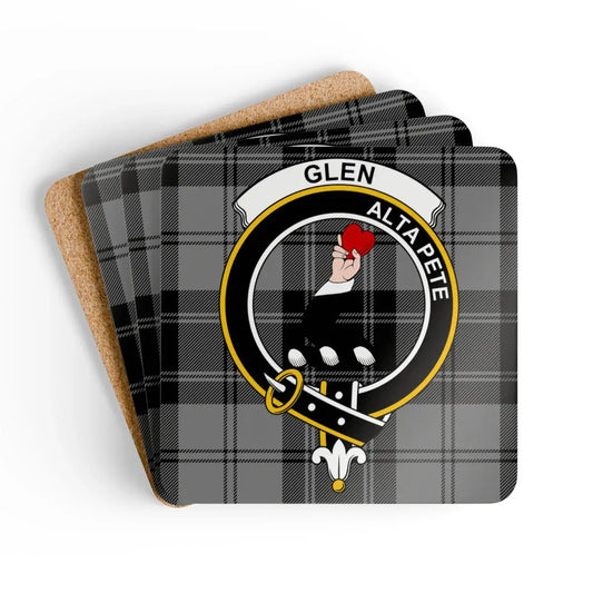 Glen Alta Pete Plaid Highland Crest Coaster product