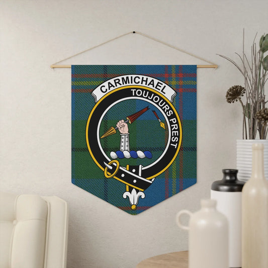 Carmichael Toujours Prest Clan Crest Tartan Wall Decor product