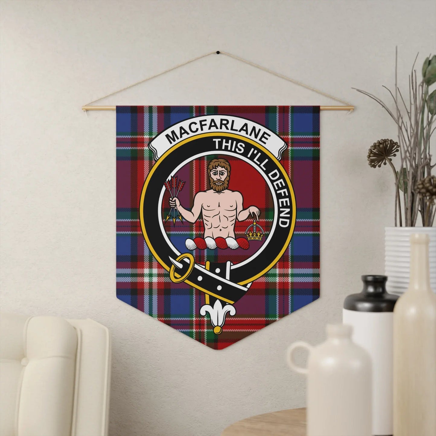 MacFarlane This I'll Defend Tartan Wall Decor product