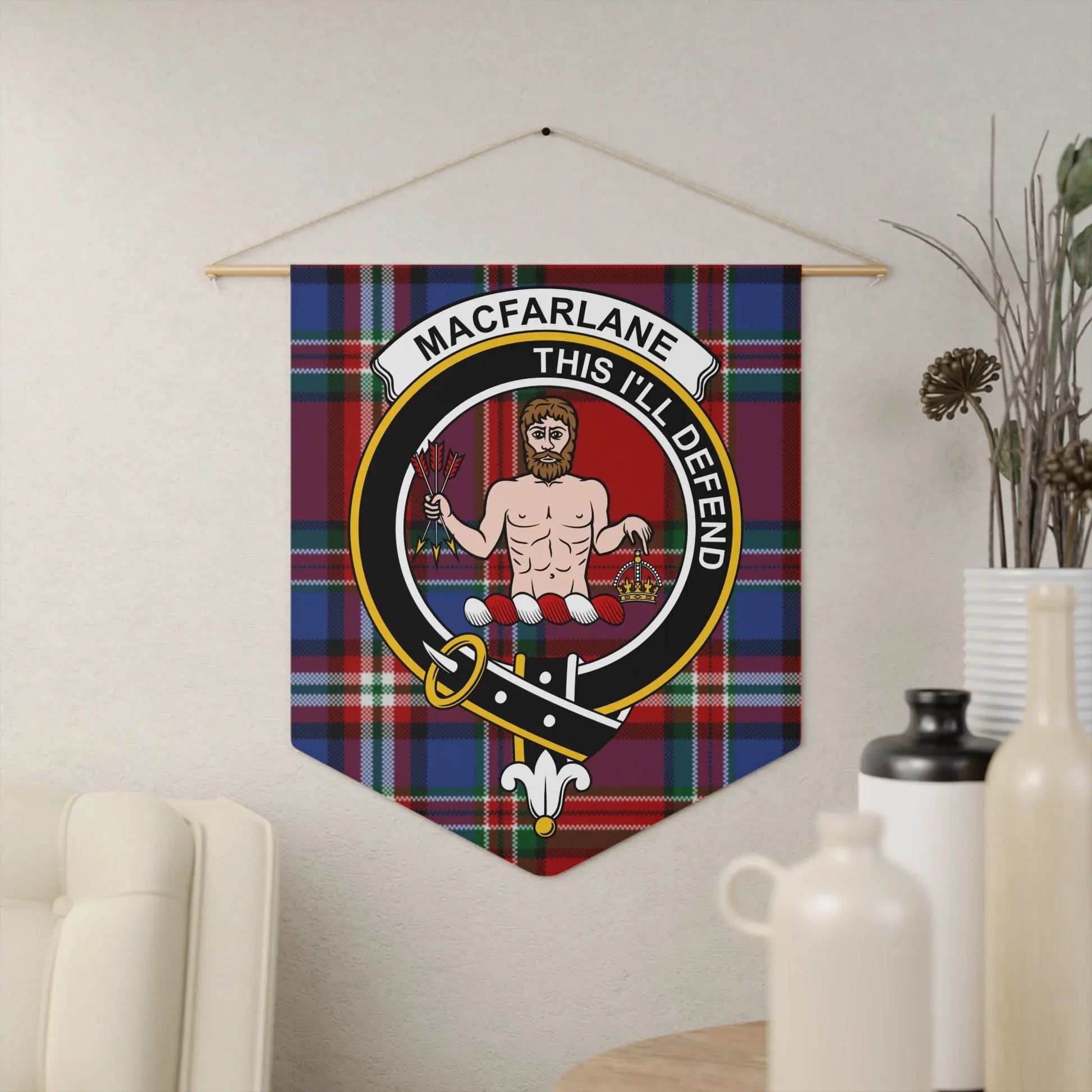 MacFarlane This I'll Defend Tartan Wall Decor product