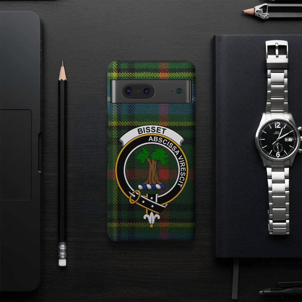 Bisset Abscissa Virescit Plaid Crest Phone Case