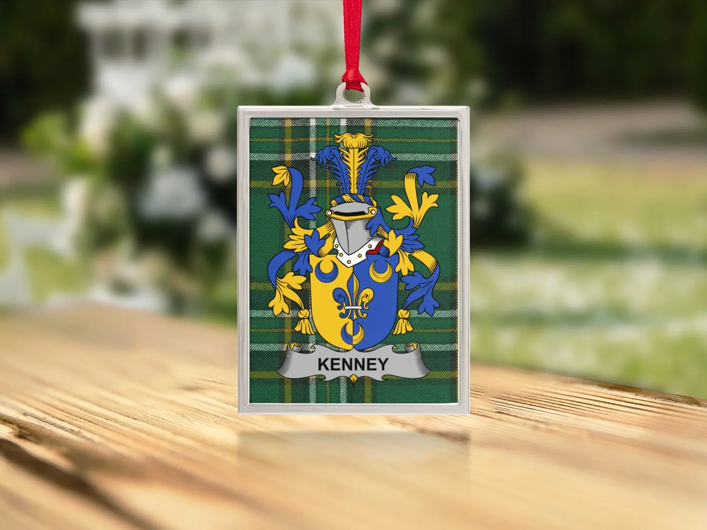 Family Crest Customizable Kenney Ornament product type
