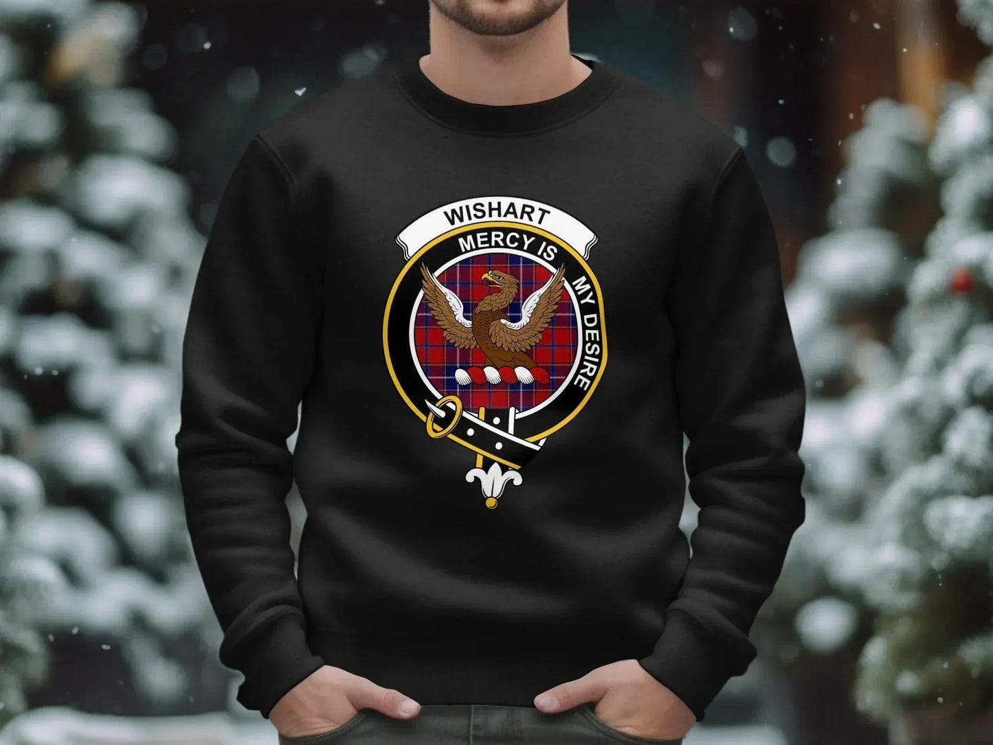 Wishart Mercy Is My Desire Emblem Sweater product type