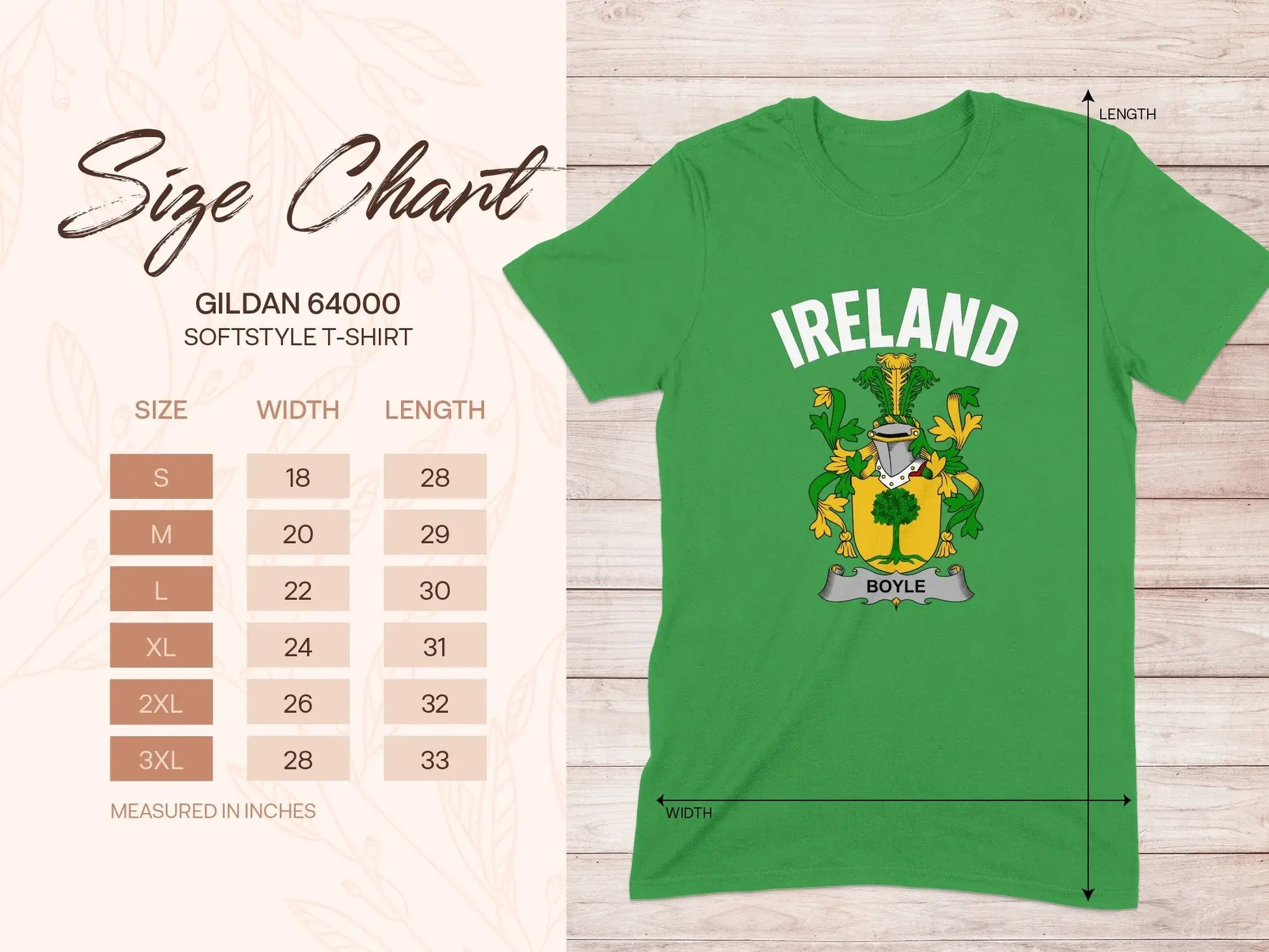 Ireland Boyle Graphic T-Shirt with Softstyle Fabric