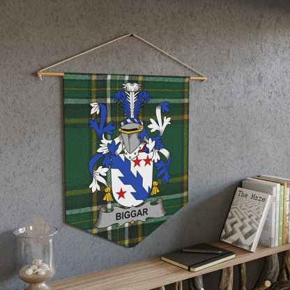 Biggar Family Crest Hanging Wall Banner product